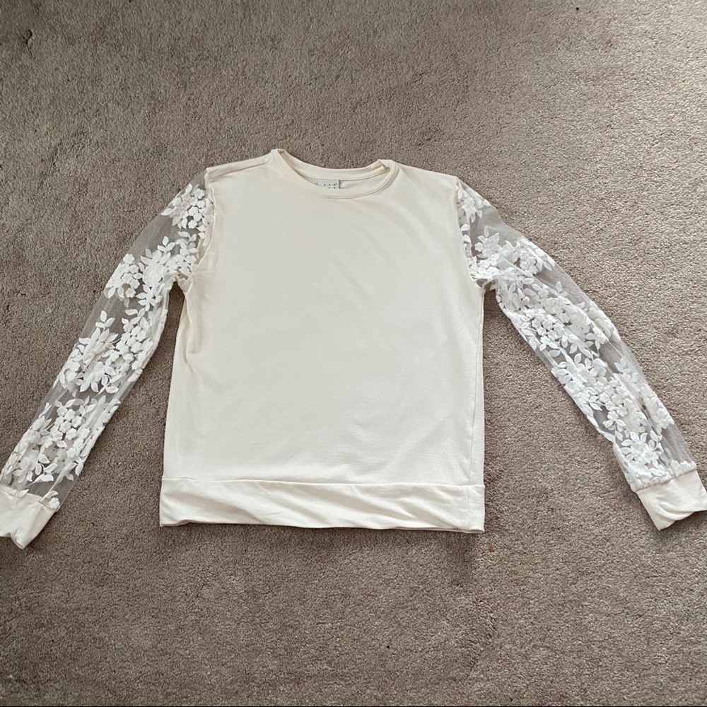 Sheer Sleeve Top